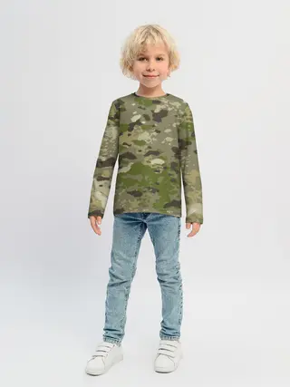 Детский лонгслив / CAMOUFLAGE