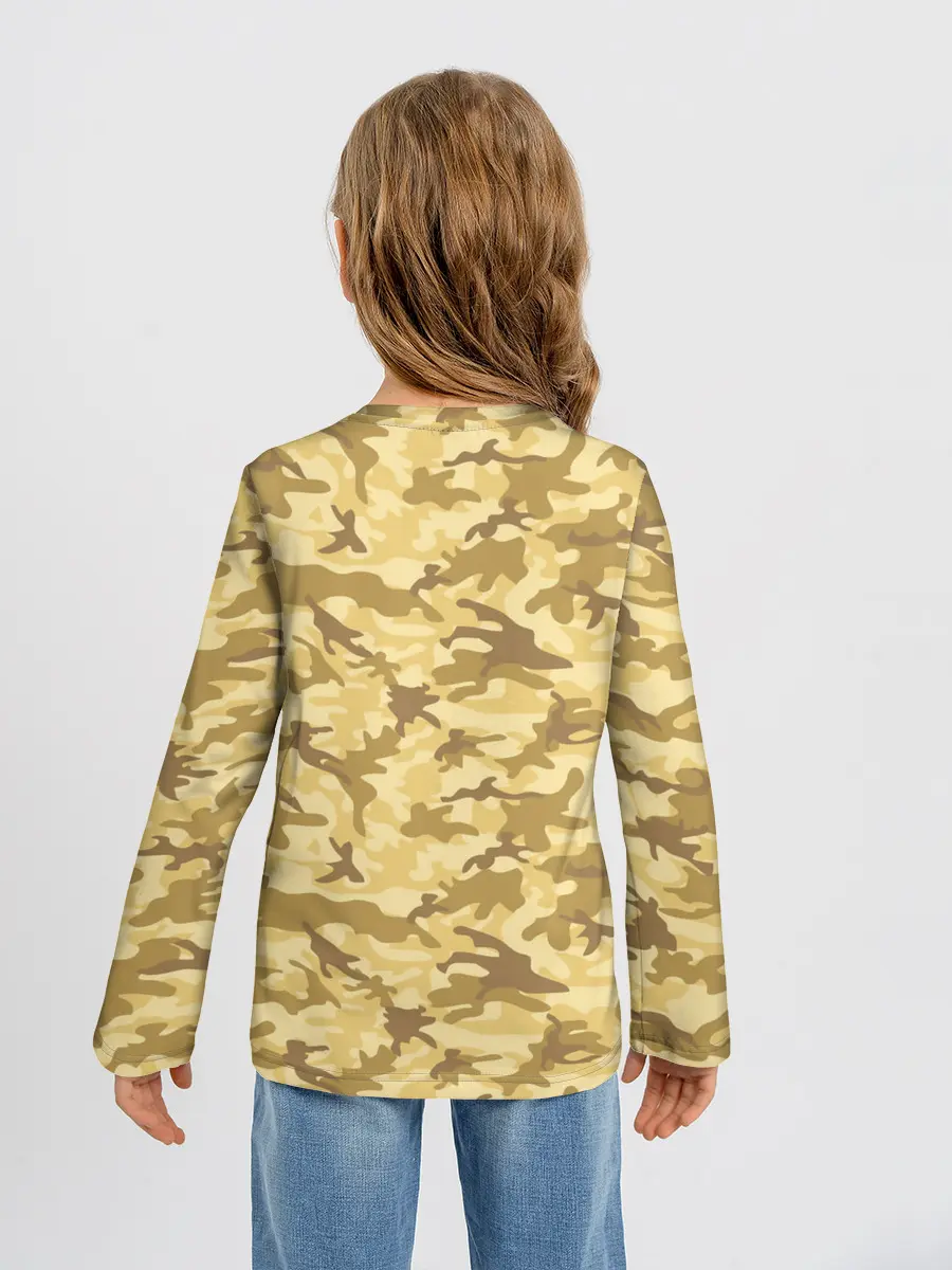 Детский лонгслив / КАМУФЛЯЖНЫЙ СТИЛЬ