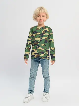 Детский лонгслив / КАМУФЛЯЖ
