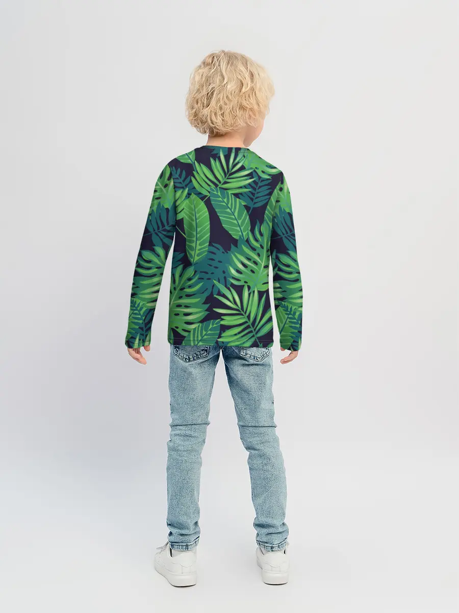 Детский лонгслив / Тропики