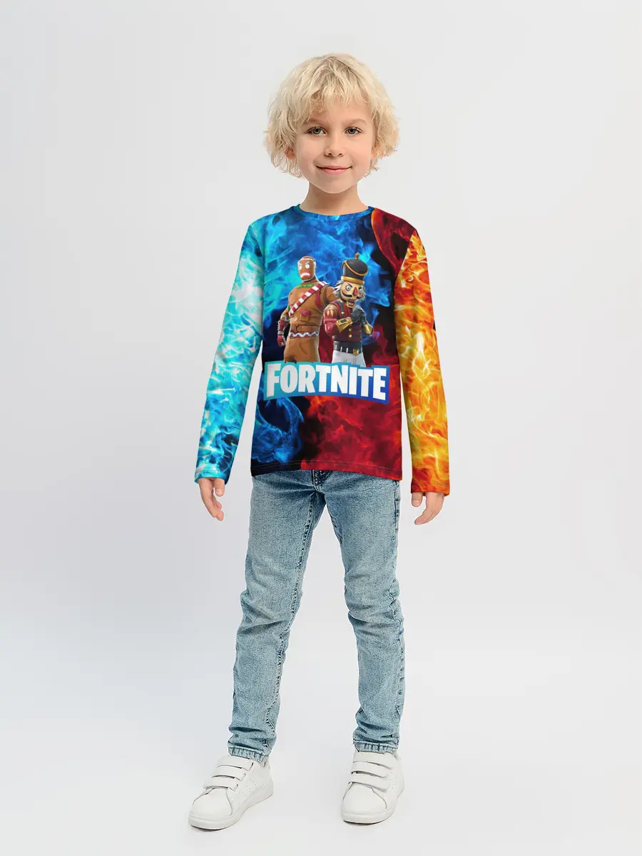 Детский лонгслив / Фортнайт