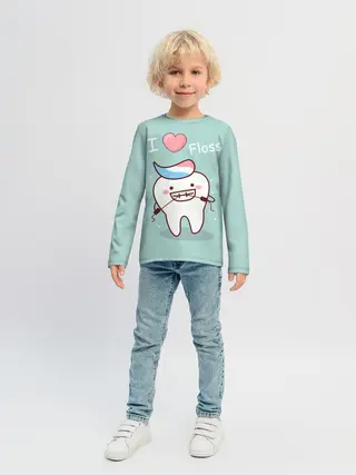 Детский лонгслив / Tooth