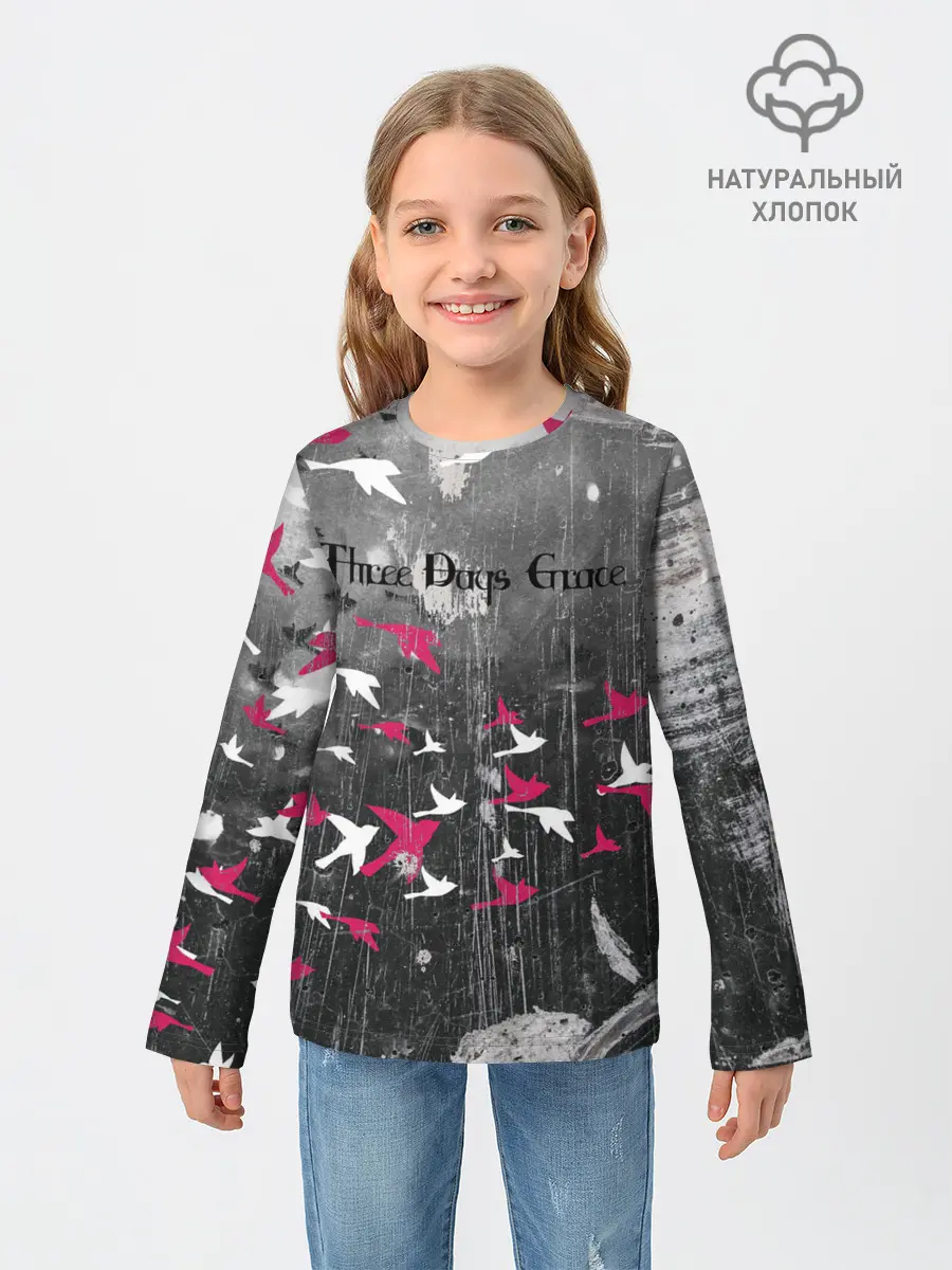 Детский лонгслив / Three Days Grace art