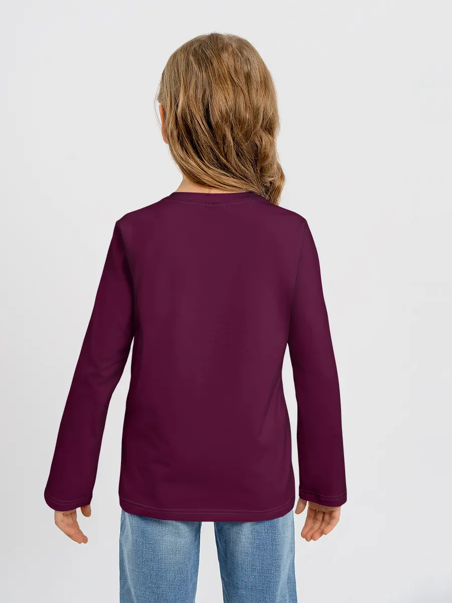 Детский лонгслив / Minimal forest sunset