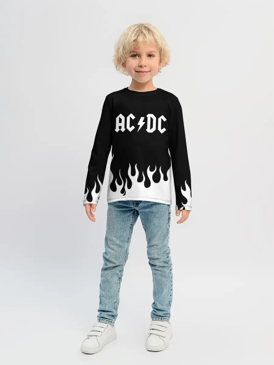 Детский лонгслив / AC DC