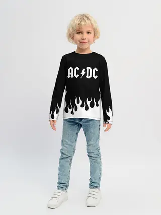 Детский лонгслив / AC DC