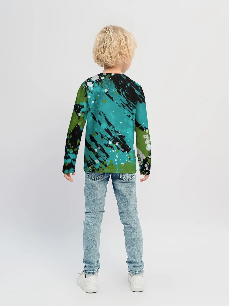 Детский лонгслив / Minecraft / Майнкрафт