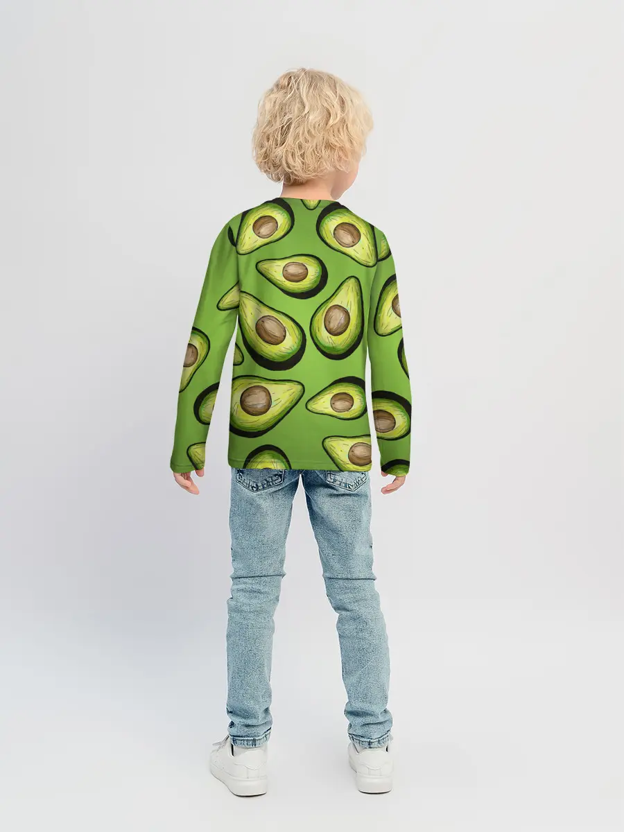 Детский лонгслив / Люблю авокадо