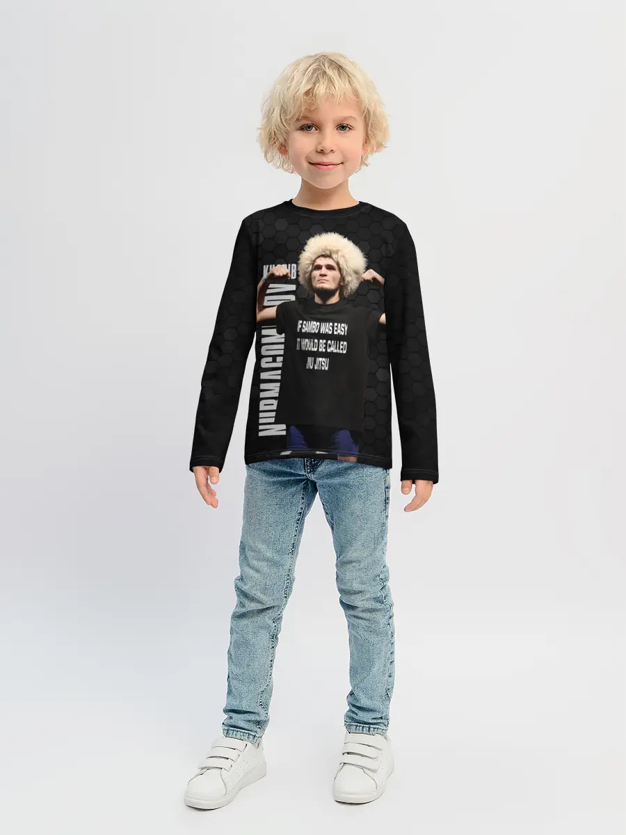 Детский лонгслив / Хабиб Нурмагомедов