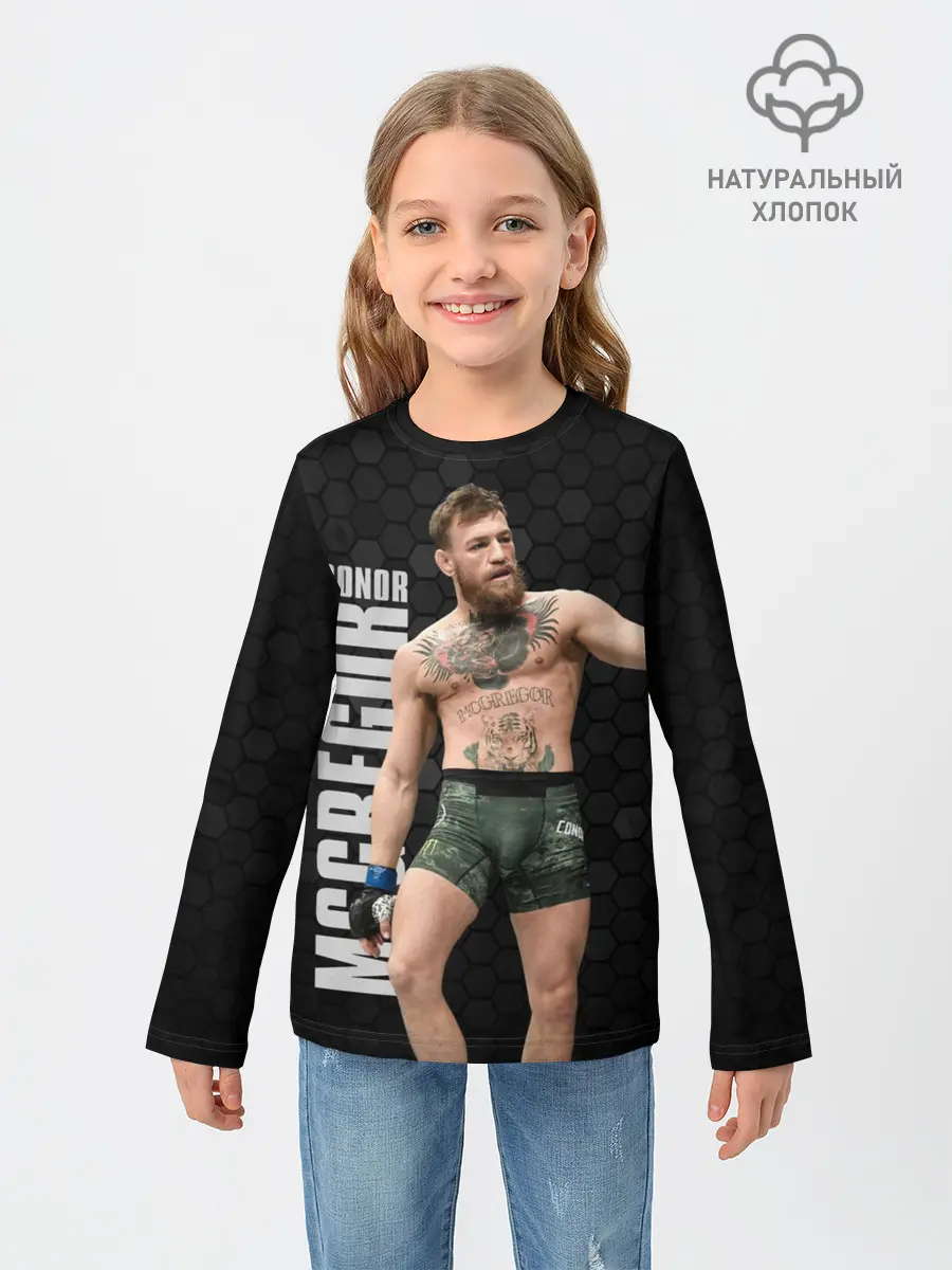 Детский лонгслив / Конор МакГрегор