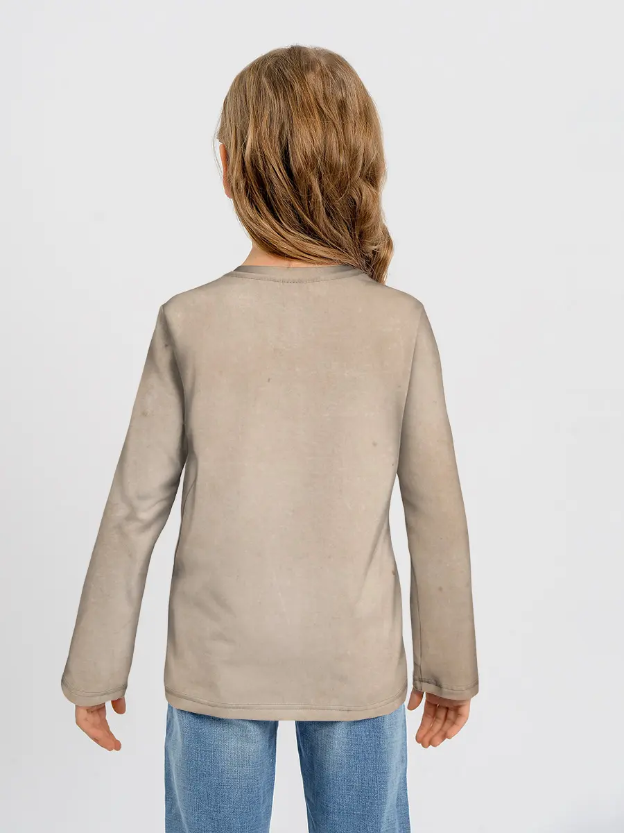 Детский лонгслив / Военный