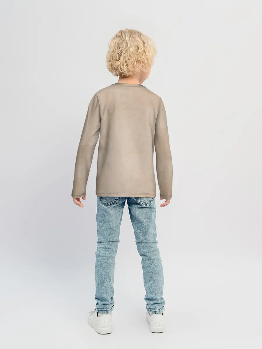 Детский лонгслив / Военный