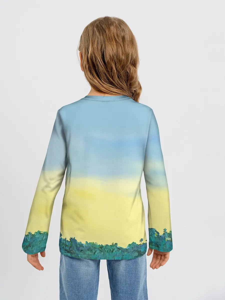 Детский лонгслив / Вертолеты