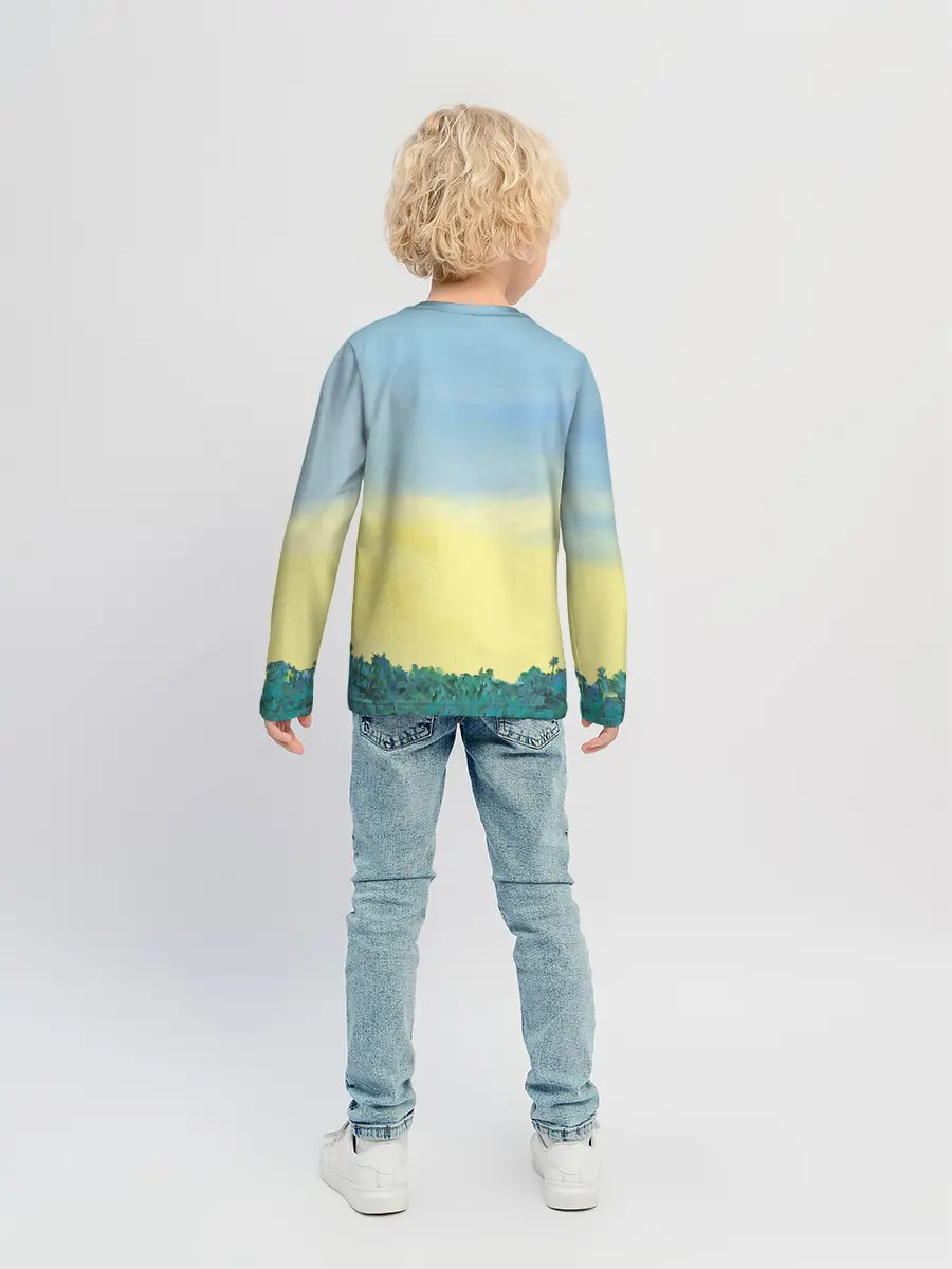 Детский лонгслив / Вертолеты