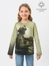 Детский лонгслив / Военный