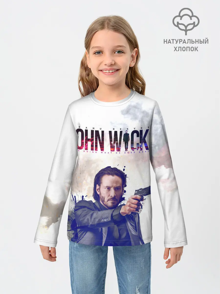 Детский лонгслив / John Wick