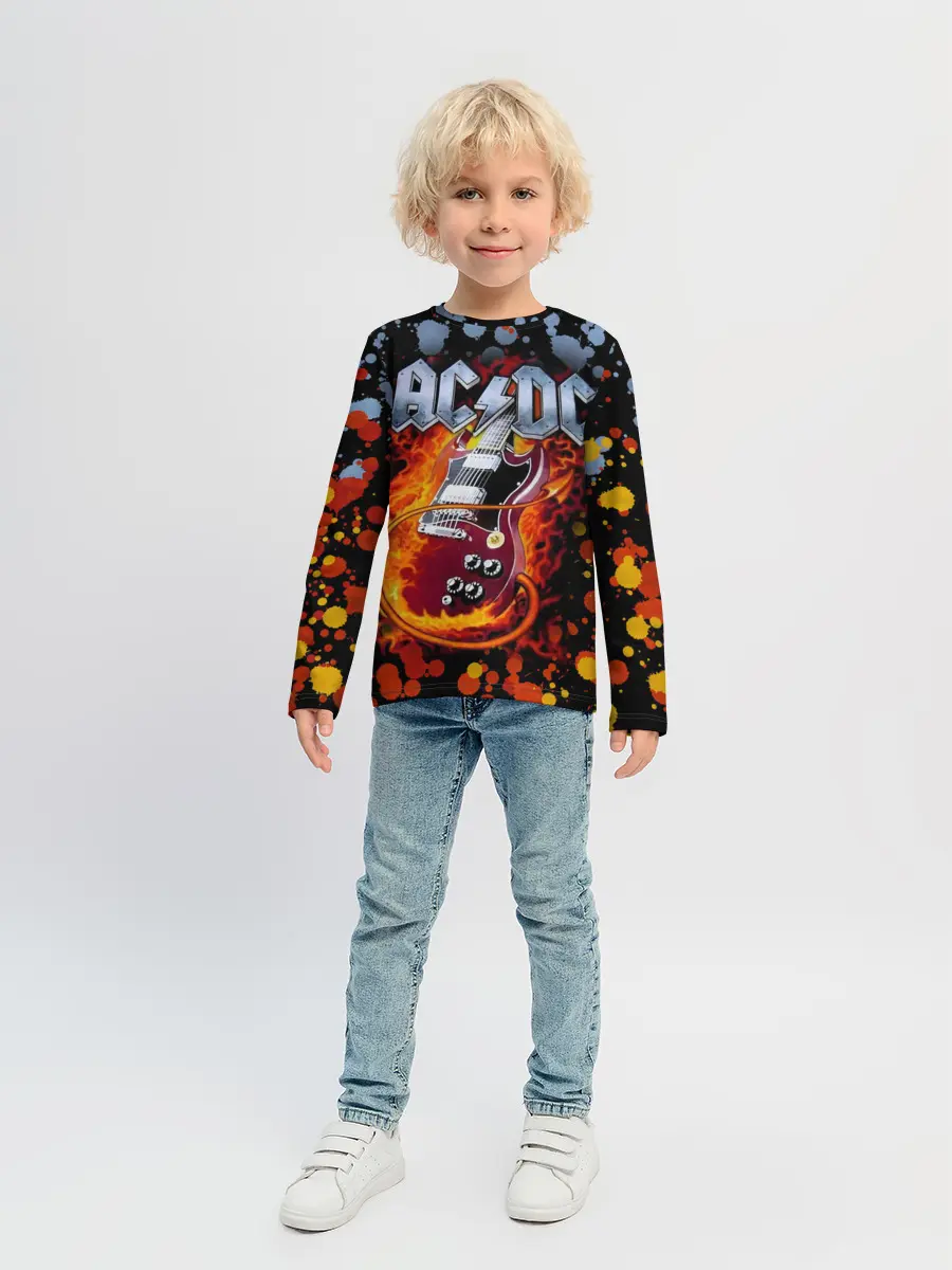 Детский лонгслив / AC/DC