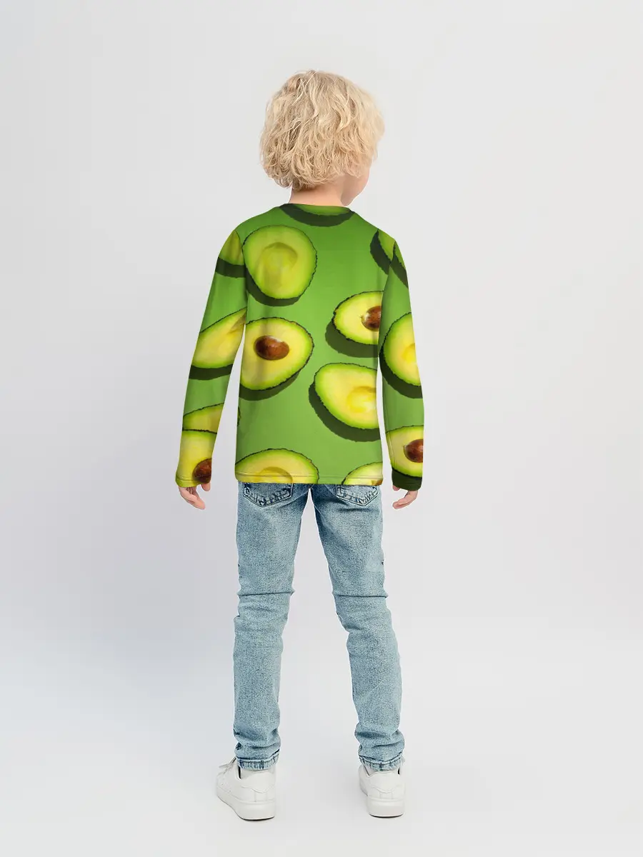 Детский лонгслив / АВАКАДО ПАТТЕРН.