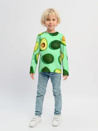 Детский лонгслив / АВАКАДО