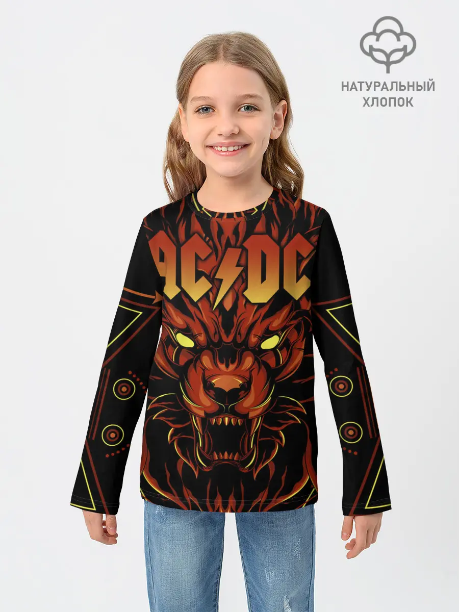 Детский лонгслив / AC/DC