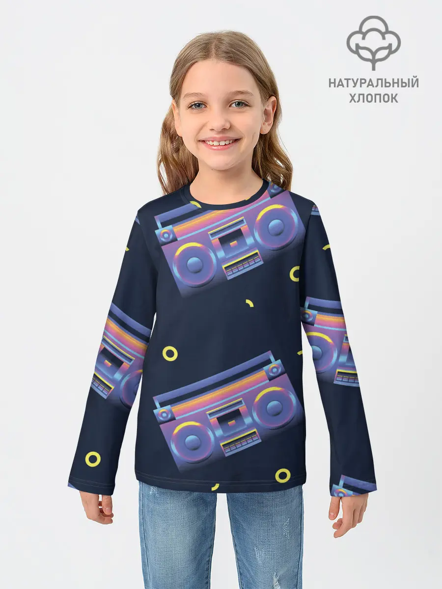 Детский лонгслив / Retro style