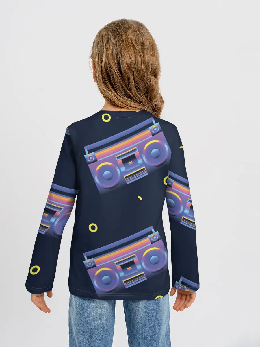Детский лонгслив / Retro style