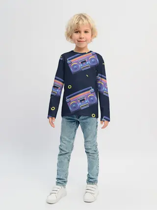 Детский лонгслив / Retro style