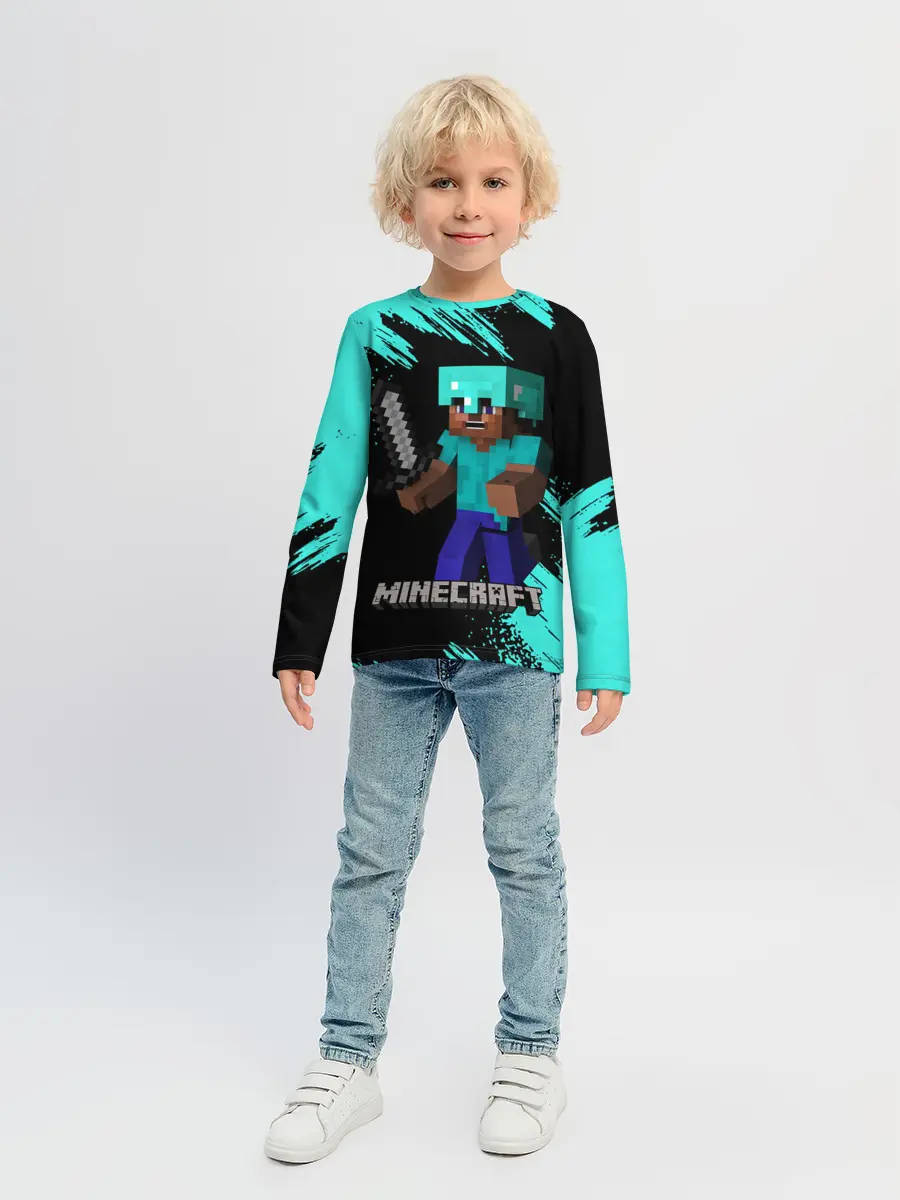 Детский лонгслив / MINECRAFT