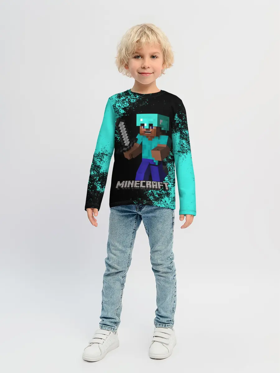Детский лонгслив / MINECRAFT