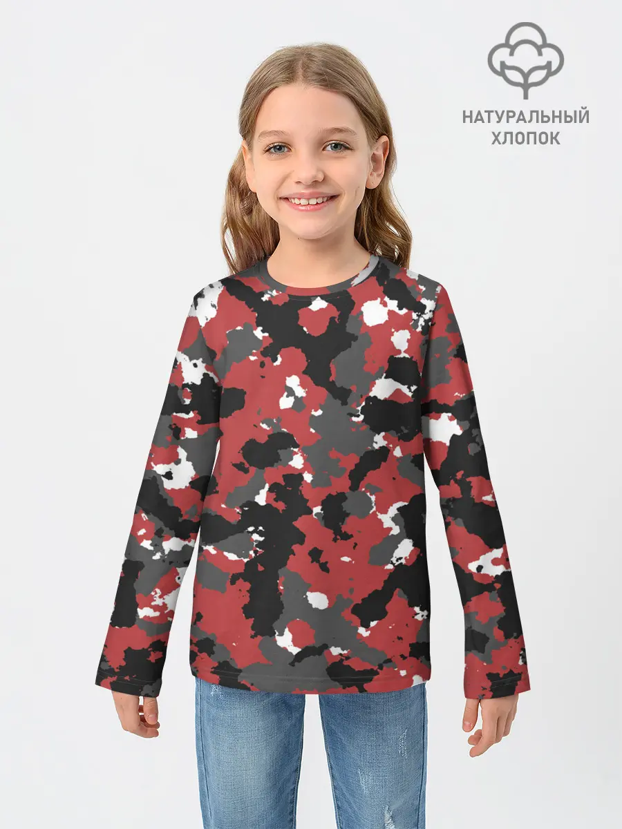 Детский лонгслив / КАМУФЛЯЖ