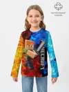 Детский лонгслив / MINECRAFT
