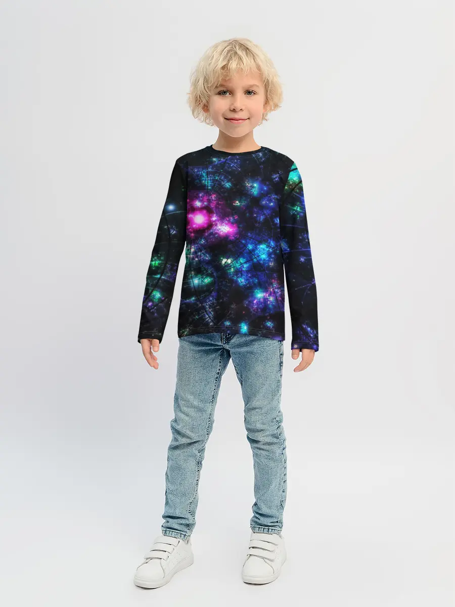 Детский лонгслив / АБСТРАКЦИЯ КОСМОСА