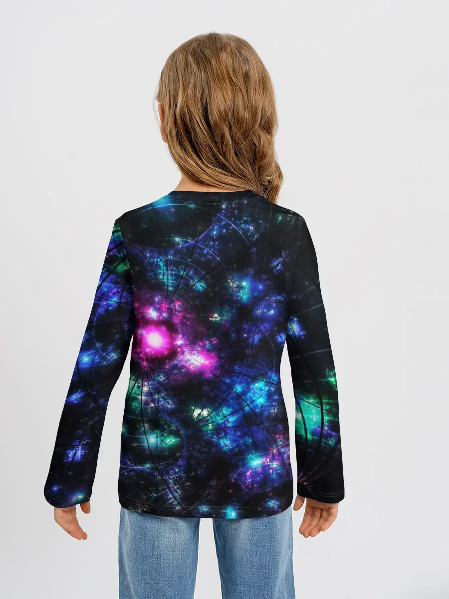 Детский лонгслив / АБСТРАКЦИЯ КОСМОСА