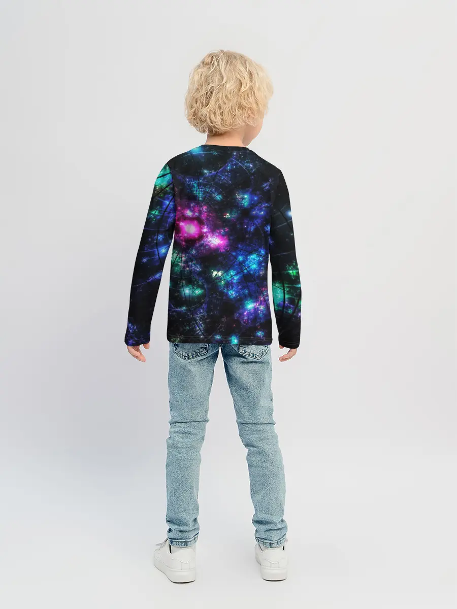 Детский лонгслив / АБСТРАКЦИЯ КОСМОСА