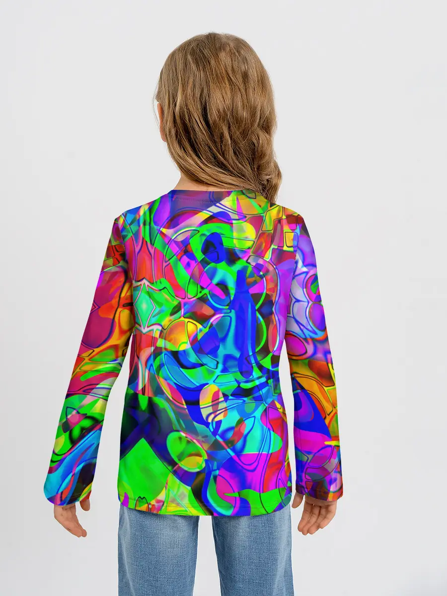 Детский лонгслив / НЕОНОВЫЕ КРАСКИ