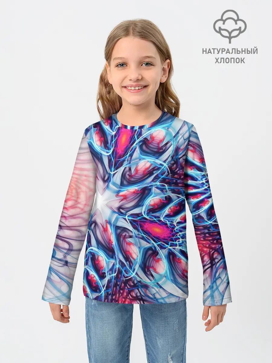 Детский лонгслив / ABSTRACTION ILLUSION