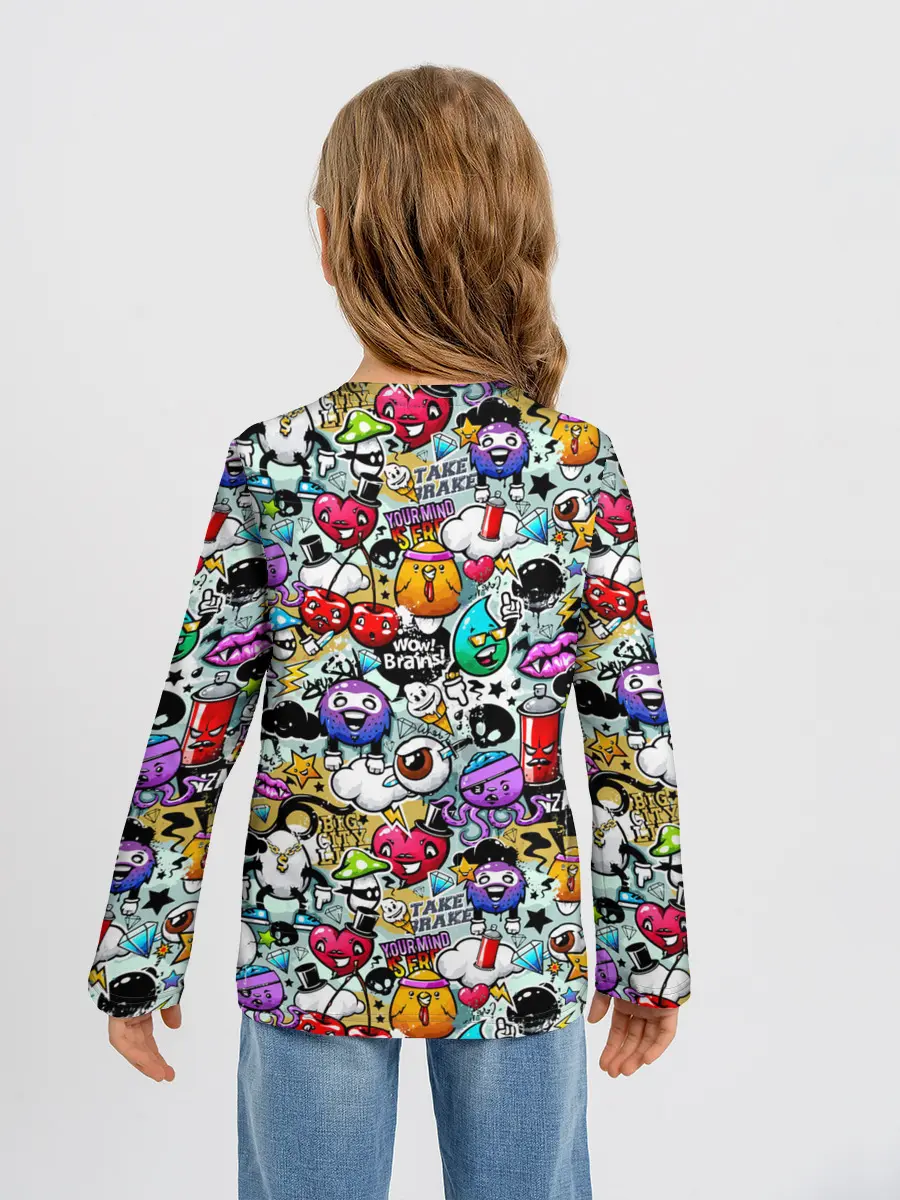 Детский лонгслив / Stickerboom