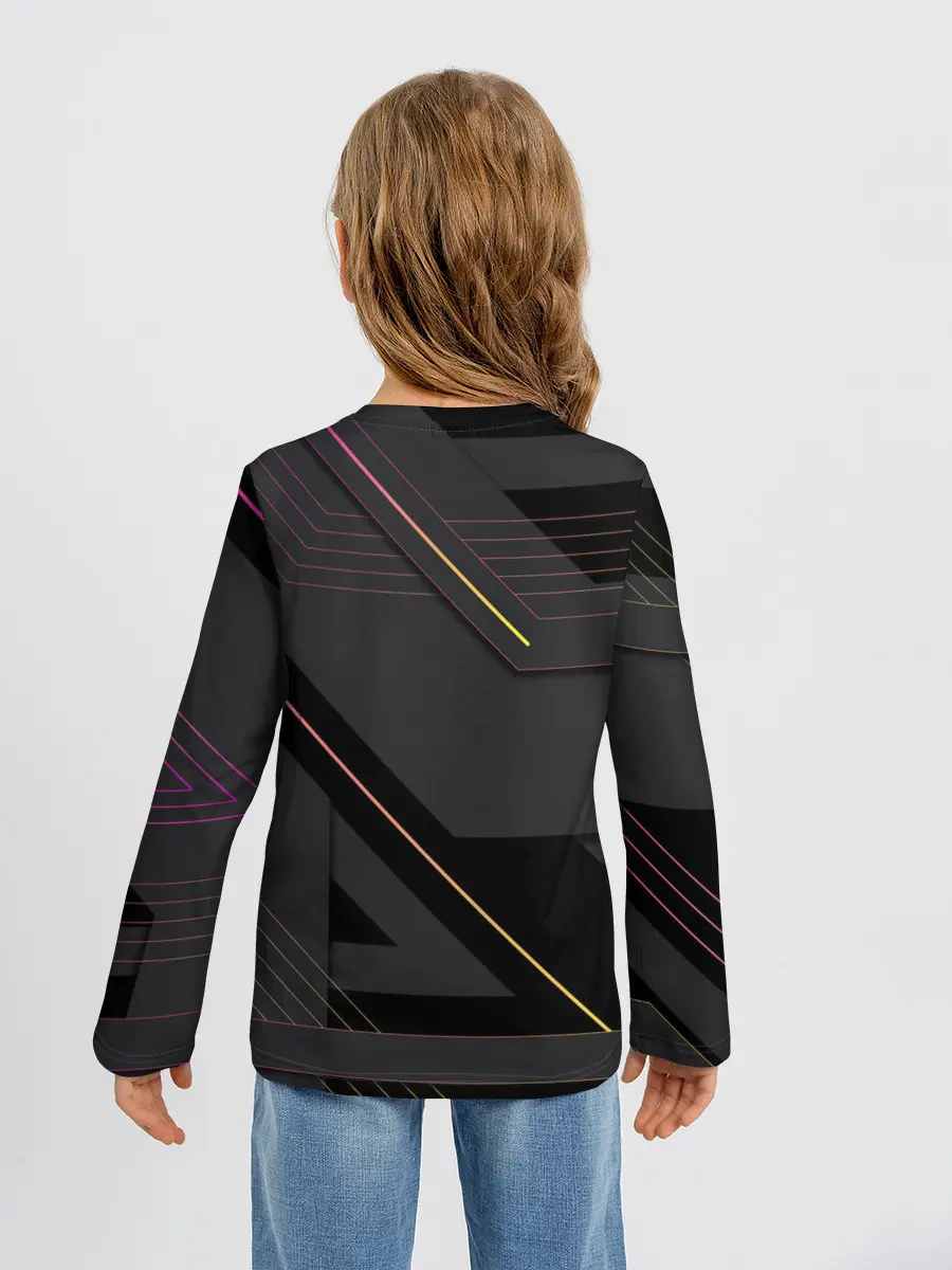 Детский лонгслив / Modern Geometry