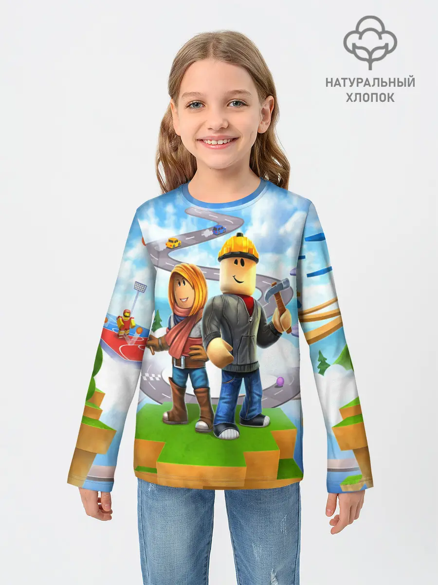 Детский лонгслив / ROBLOX