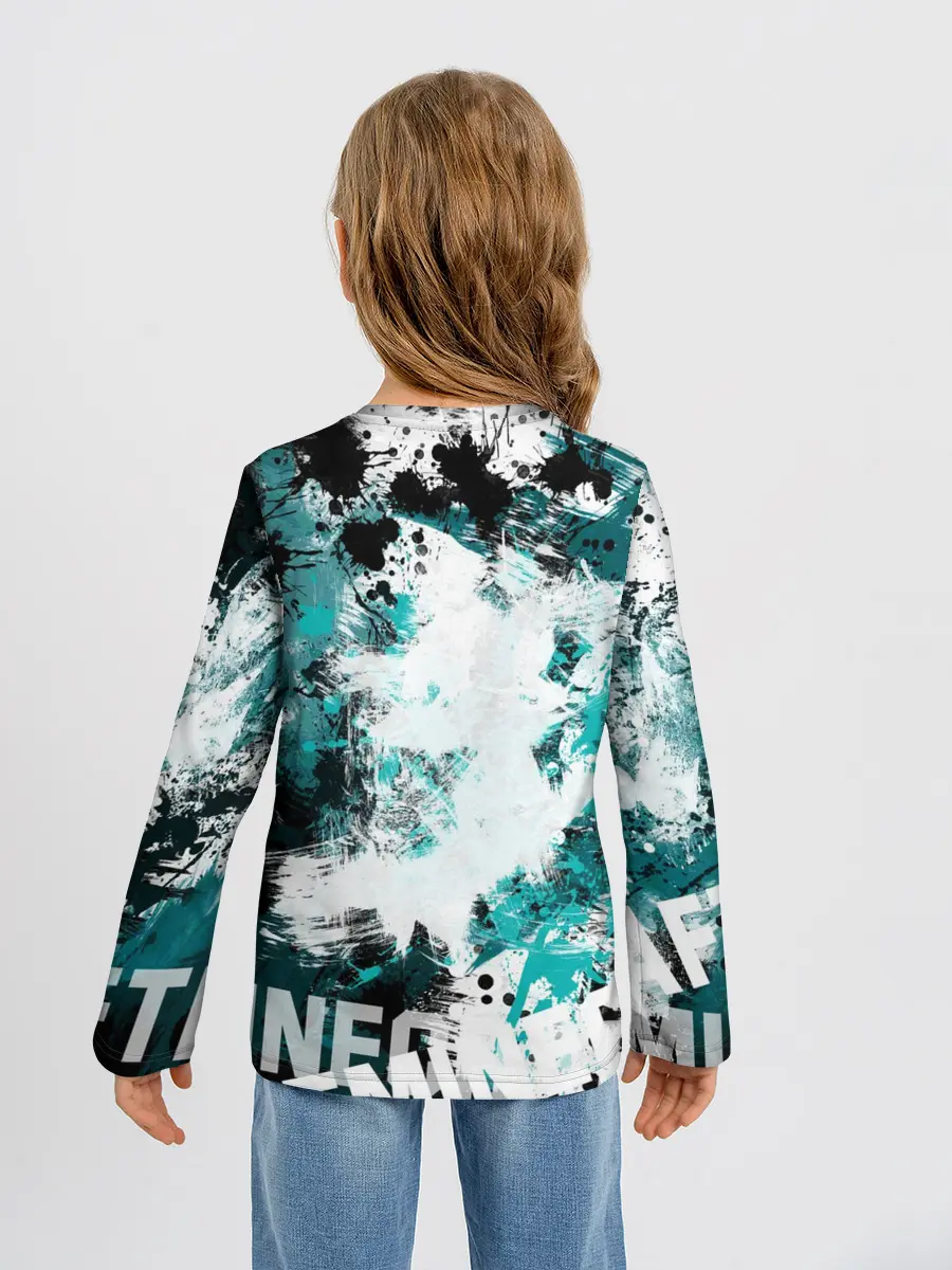 Детский лонгслив / Minecraft / Майнкрафт