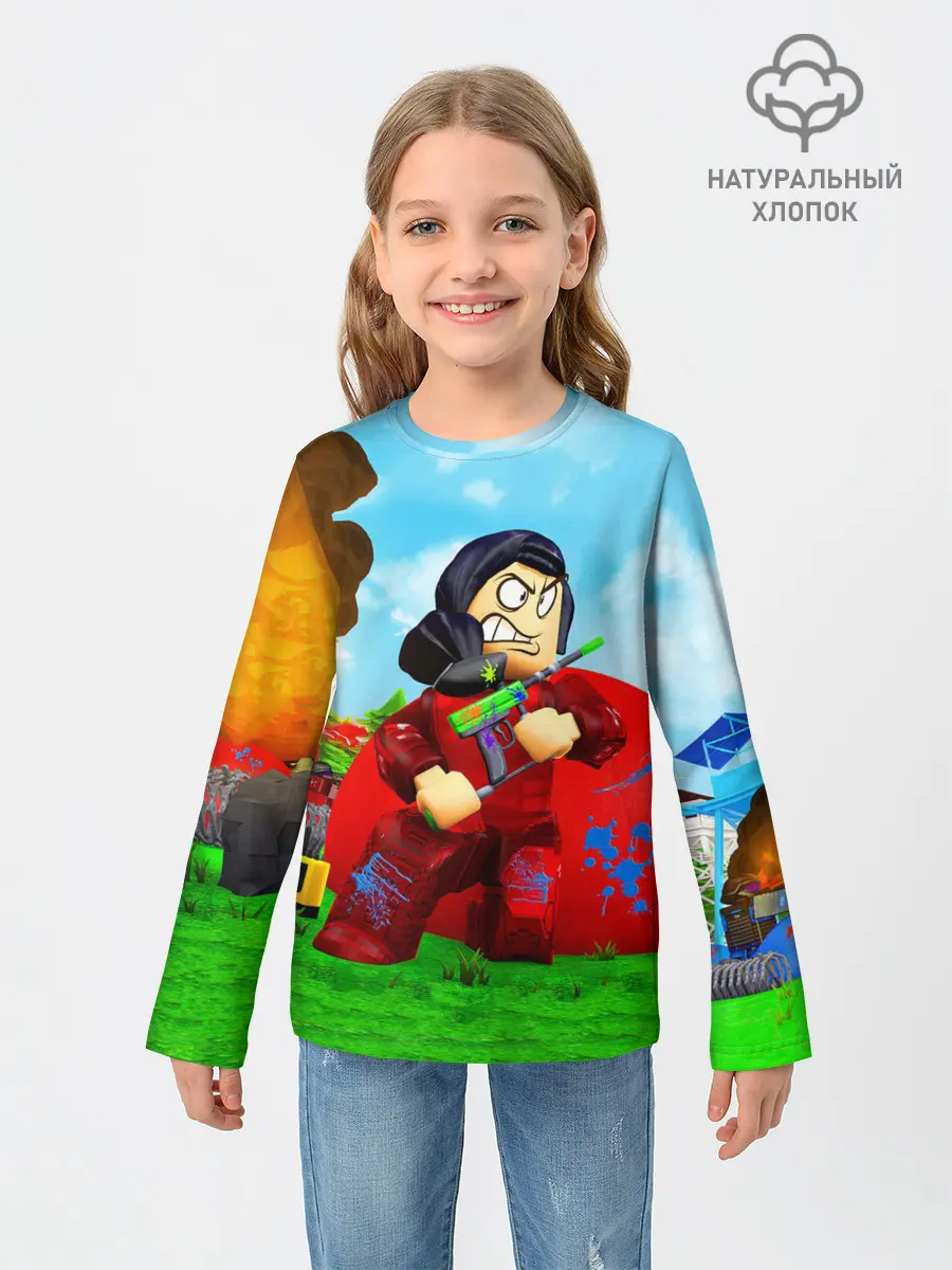 Детский лонгслив / ROBLOX