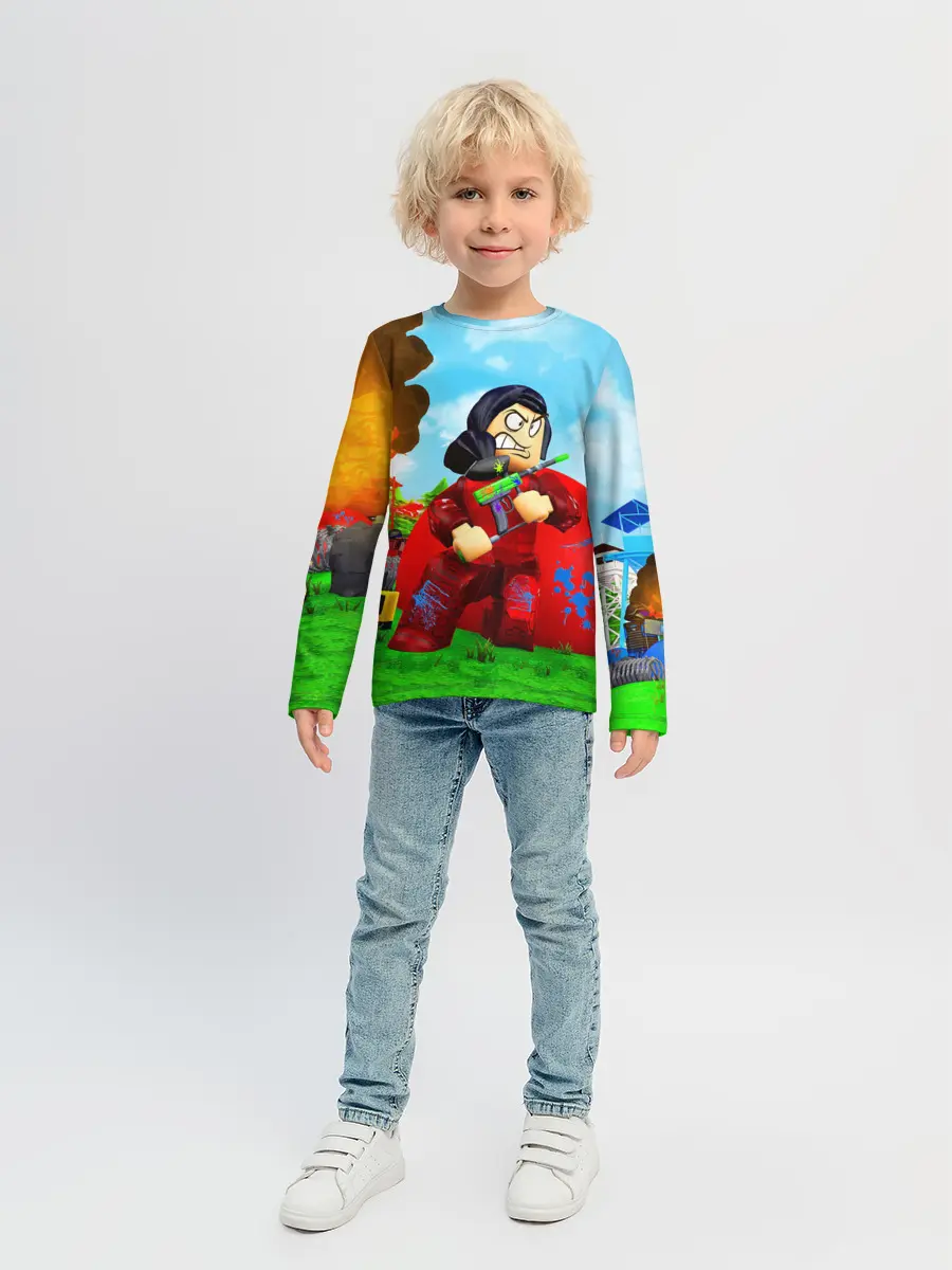 Детский лонгслив / ROBLOX