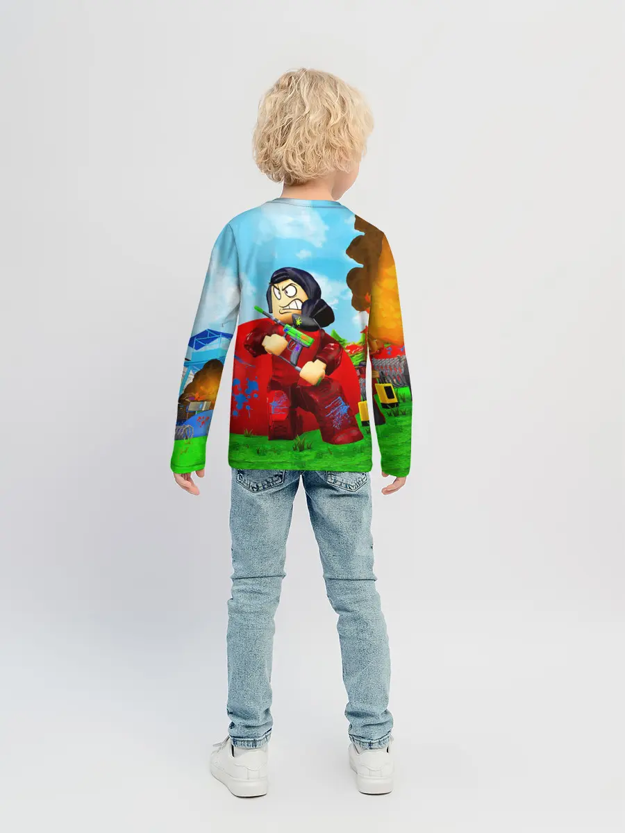 Детский лонгслив / ROBLOX