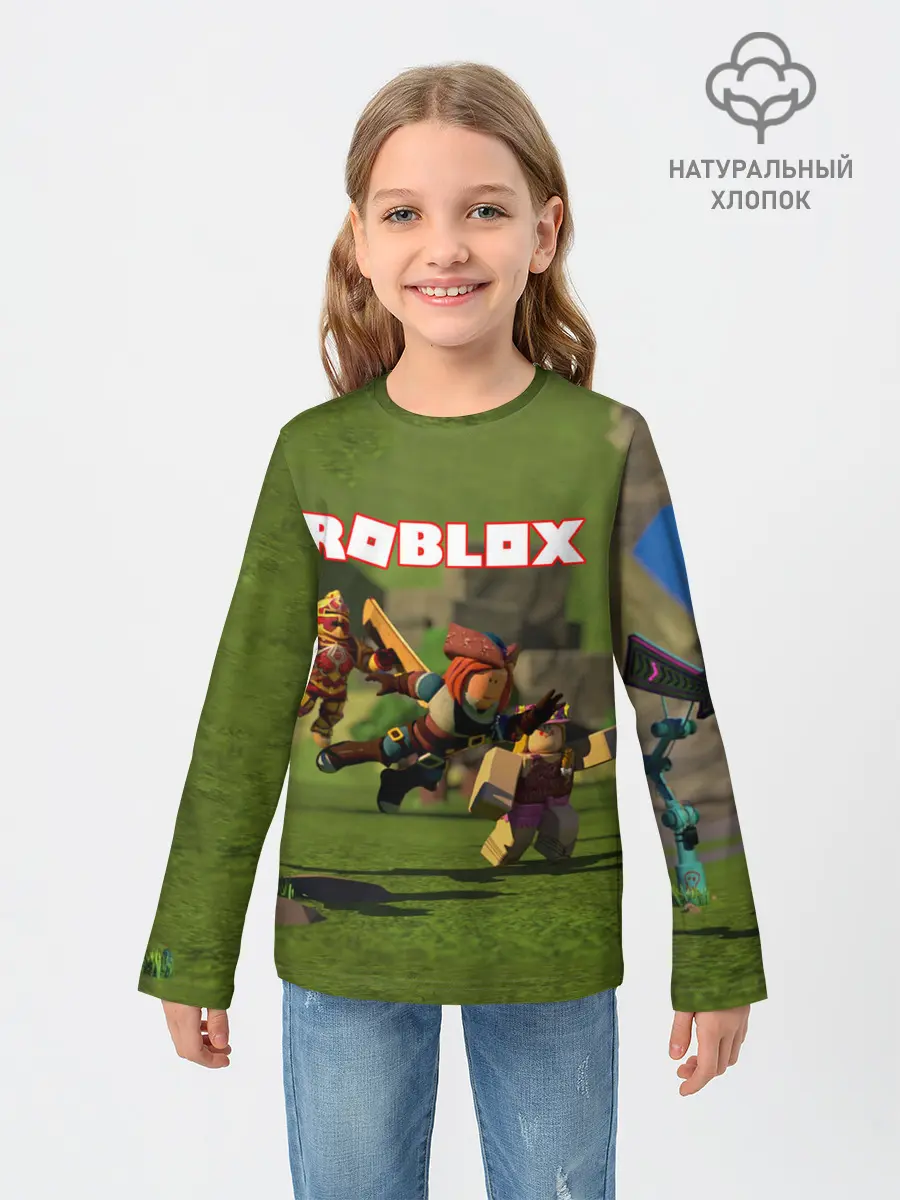 Детский лонгслив / ROBLOX