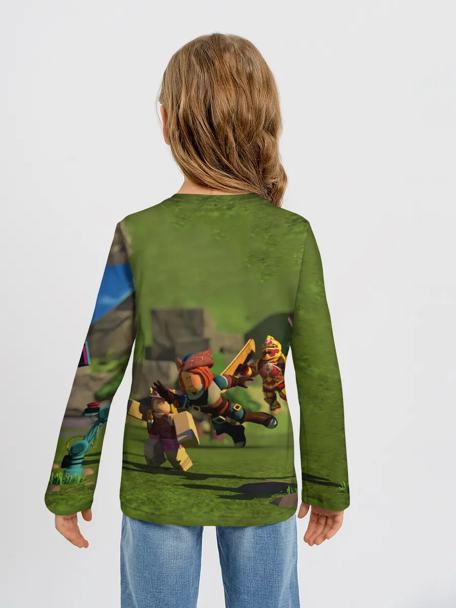 Детский лонгслив / ROBLOX