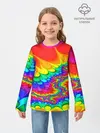 Детский лонгслив / TIE-DYE