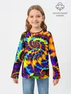 Детский лонгслив / TIE-DYE COLOR
