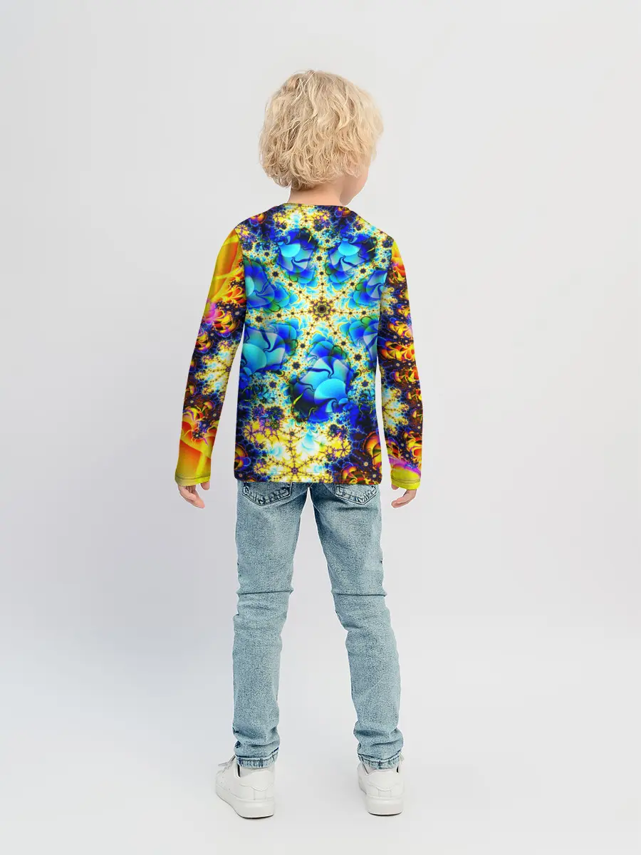 Детский лонгслив / ИЛЛЮЗИЯ ФРАКТАЛОВ