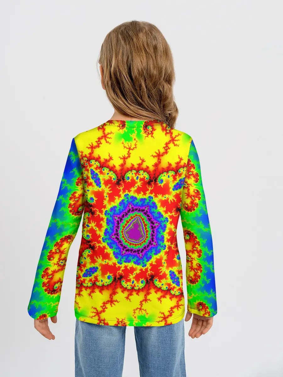 Детский лонгслив / АБСТРАКТНЫЕ РАЗРЫВЫ