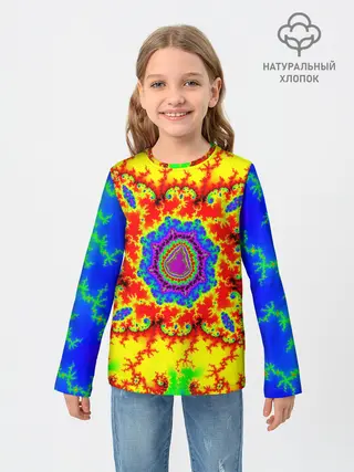 Детский лонгслив / АБСТРАКТНЫЕ РАЗРЫВЫ